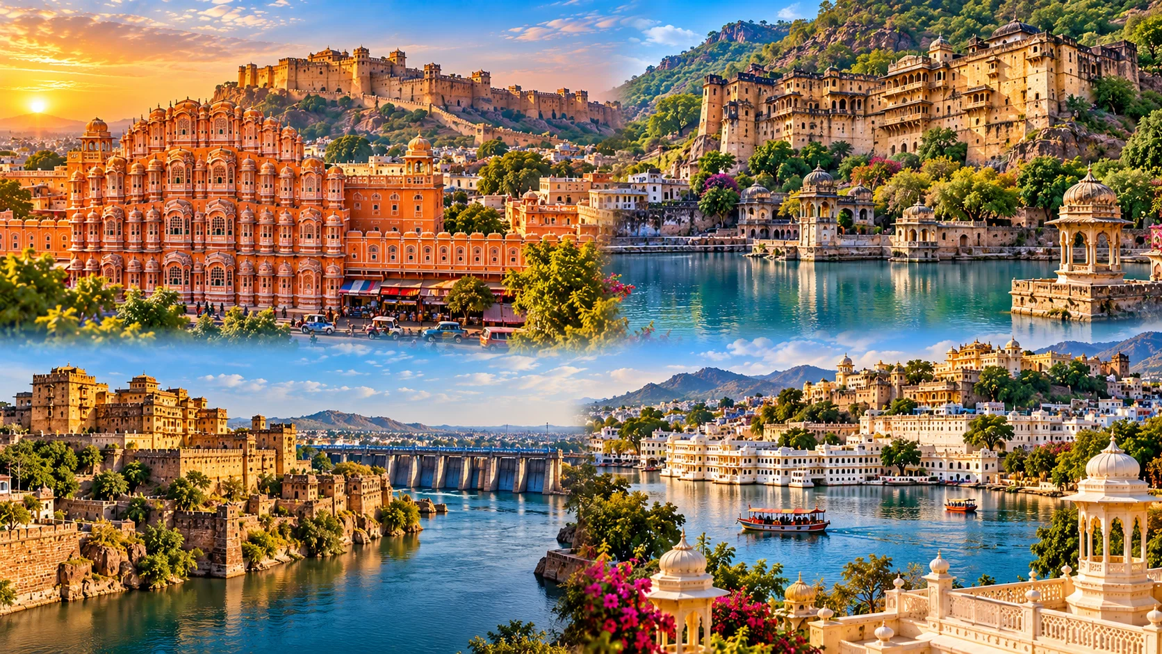 Jaipur Bundi Kota Udaipur