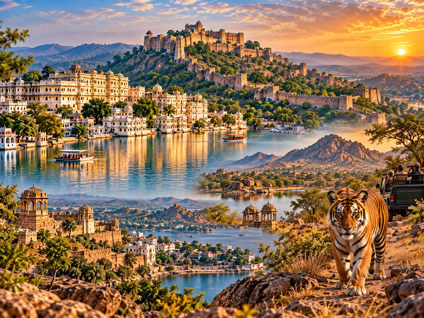 Rajasthan Mewar With Tiger Reserve